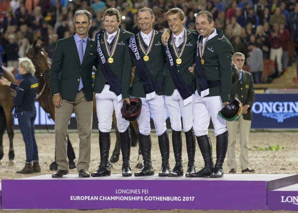 Irish showjumping team win Gold