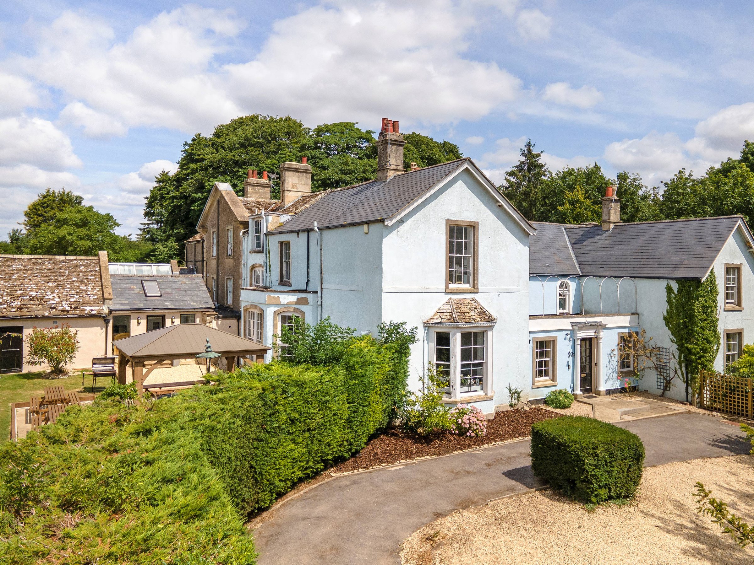 Cotswold Manor House in Badminton village